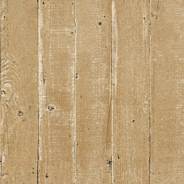 Textured Timber Panel Wallpaper