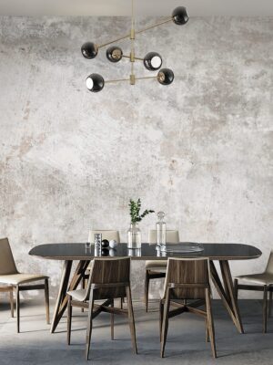 Concrete wall paper mural
