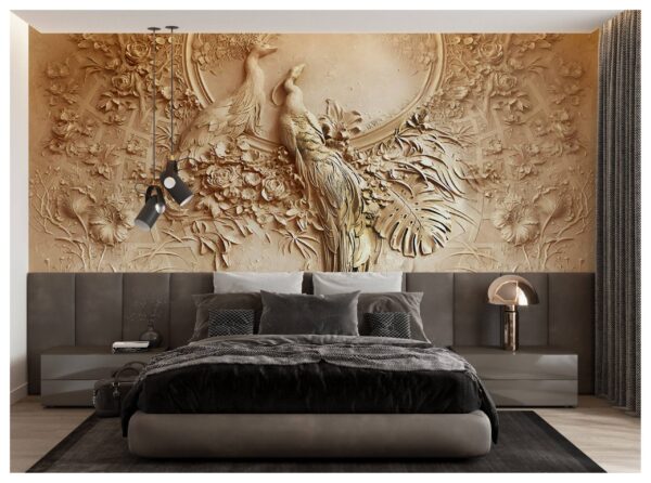 Peacock Dream 3D Mural