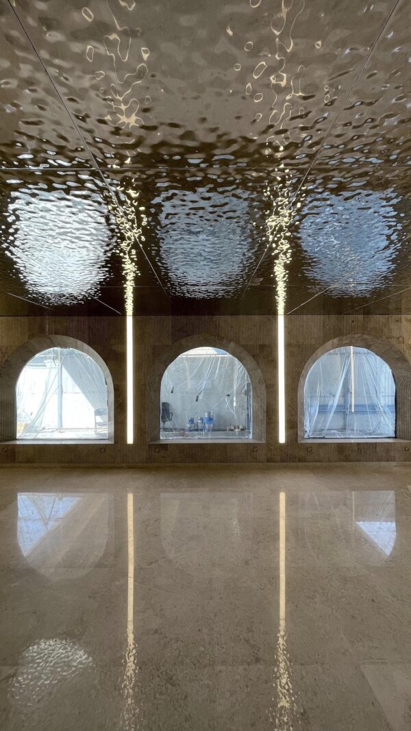 Stainless Steel Water Ripple Ceiling Panel