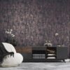 Home mockup, modern interior background, 3d render MECURY OCEAN BLUE