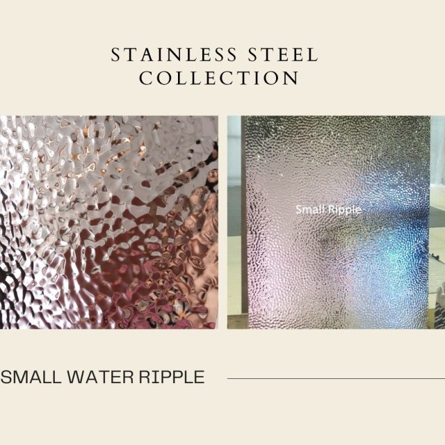 Our water ripple stainless steel sheets offer a spectacular design to significantly enhance projects with aesthetics and added value while maintaining the original properties of stainless steel.#waterripple #smallripple #staabdecor #stainlesssteel #Smallwaterrippledesign