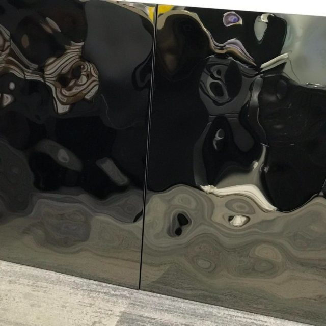 These water ripple stainless steel sheets can be widely used for for residential or commercial interior and exterior decorations and other projects such as for ceilings, walls, background walls, bar counters and elevator doors.#stainlesssteel #waterripple #rippleeffect #interiorandexterior #design #decor #staabdecor #installation #effect #ripple #staab #viral #fyp #foryou #fypシ