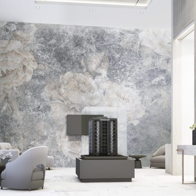 Mural wall décor is great for adding depth and perspective to a room or office space.#muralart #art #decor #mural #staabdecor #fyp #viral #installation