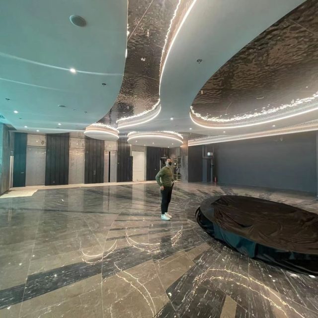 Water Ripple stainless steel sheets are ideal for any application!#stainlesssteel #waterripple #rippleeffect #staab #staabdecor #decor #fyp #interiordesign #exteriordesign #design #decor